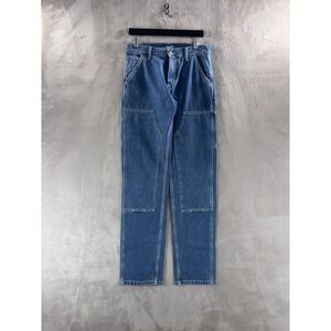 Carhartt Ruck Double Knee Jeans Womens Size 28x32 Blue Utility Carpenter